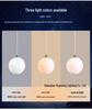 Modern Minimalist Moon Planet Staircase Pendant Chandelier for Duplex Villa Living Room