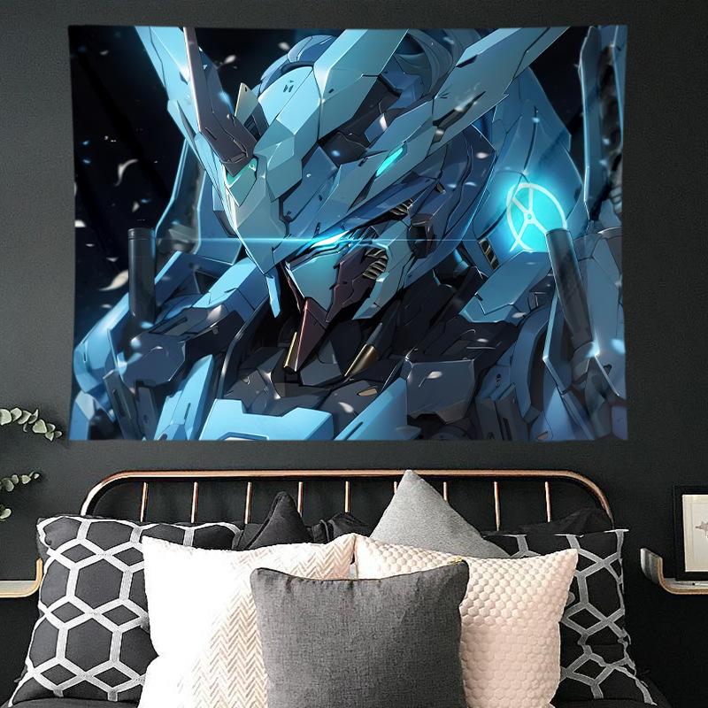 Mobile Suit Gundam Hanging Cloth Anime Background Cloth Bedroom Dormitory Decoration Cloth Wall Cloth Hanging Blanket