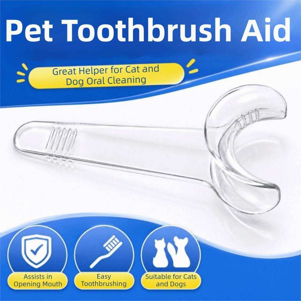 3/4Pcs Convenient Pet Oral Care Reusable Pet Tooth Brushing Helper Teeth Cleaning Tools Puppies