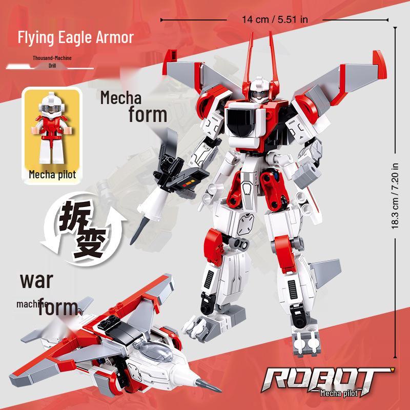 Xiao Luban Knight Mech Robot Building Blocks Educational Toy for Children