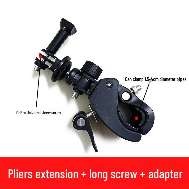 Multifunctional Mobile Phone Tripod with Universal Crab Claw Clip for Streaming & Navigation