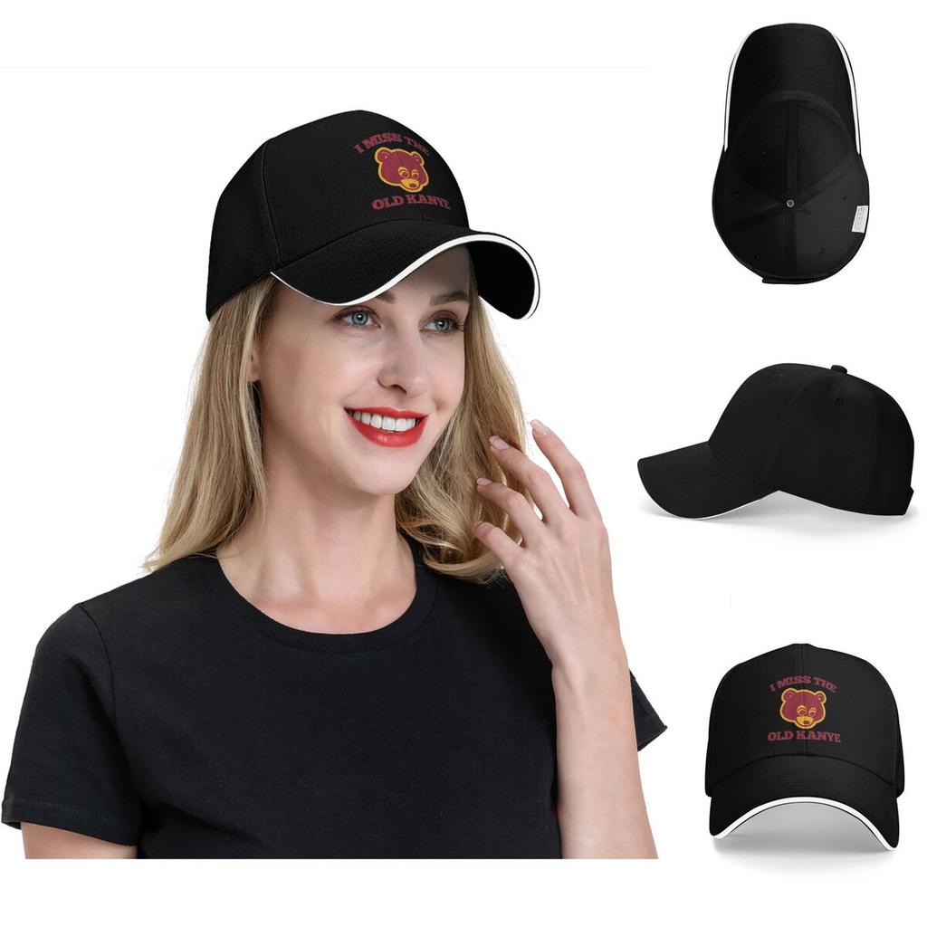I Miss The Old Kanye West Bear Baseball Caps Snapback Baseball Hats Breathable Casual Casquette Outdoor for Men And Women