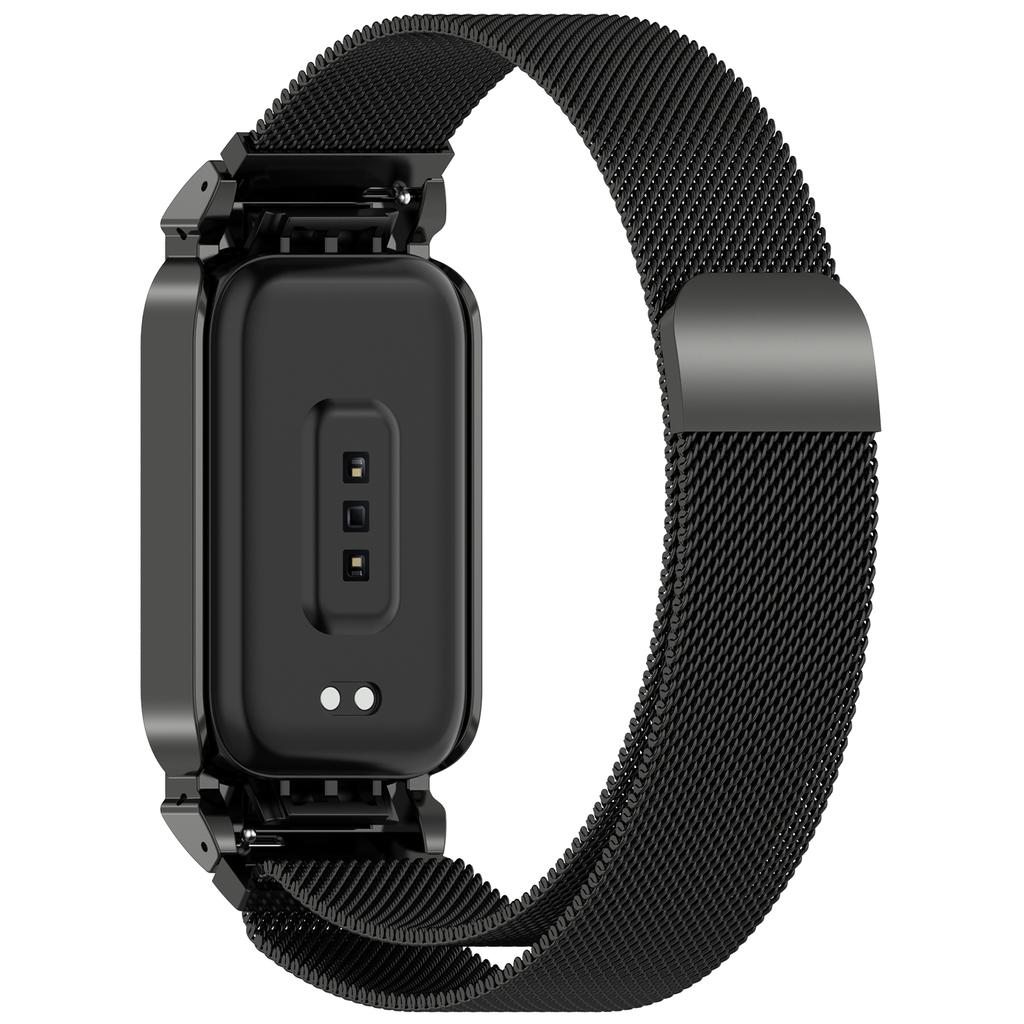 Vše v jednom Plné krytí Milánský magnetický kovový řemínek pro Xiaomi Band 11 Active Unisex 269 mm s nástroji pro bezplatnou instalaci