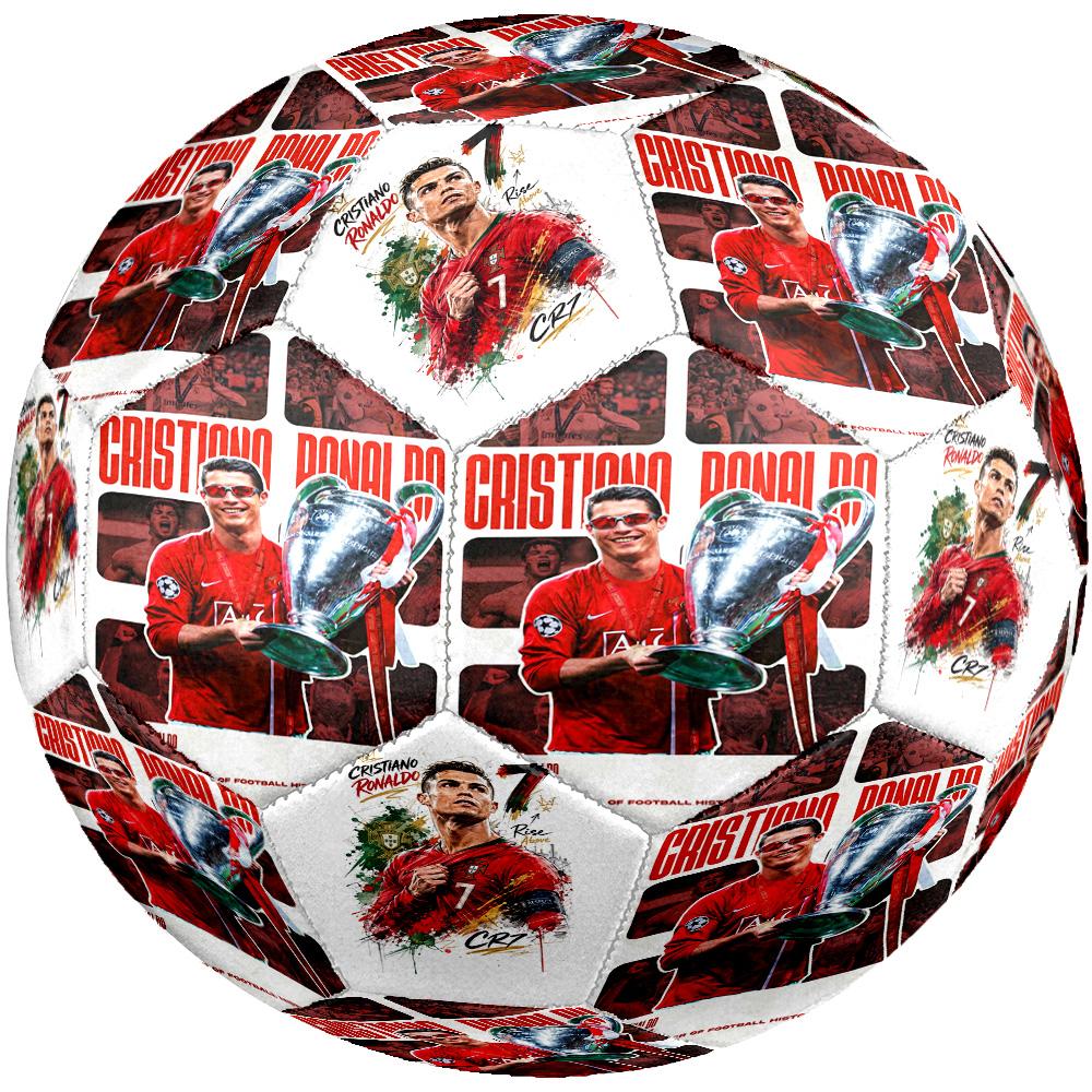 Ronaldo's Cr7 Football Trick Size 5 Soccer Football Machine-Stitched Indoor/Outdoor Universal Football for Football Accessories