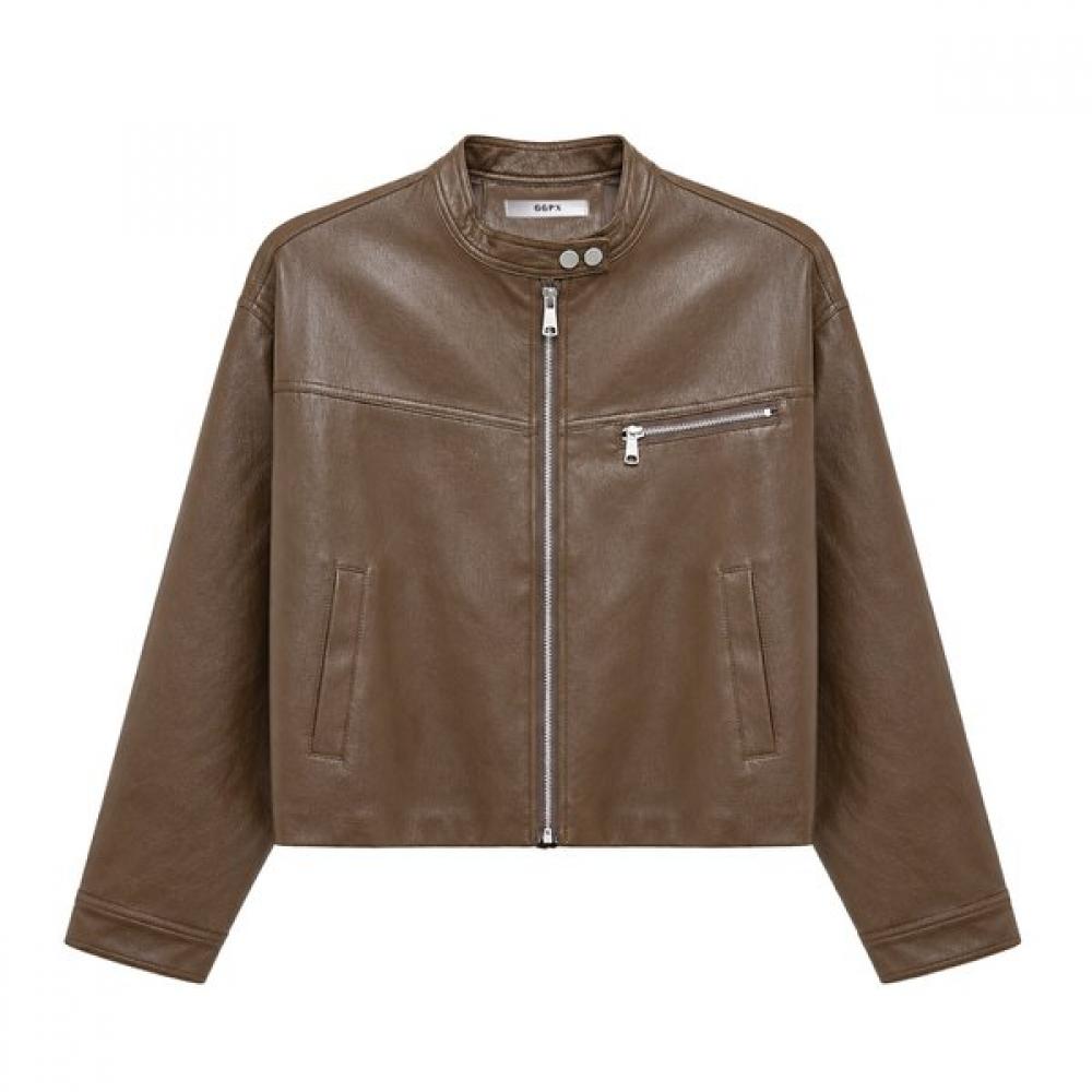 GGPX New York China Neck Zip Up Rider Jacket Gq8jk026f