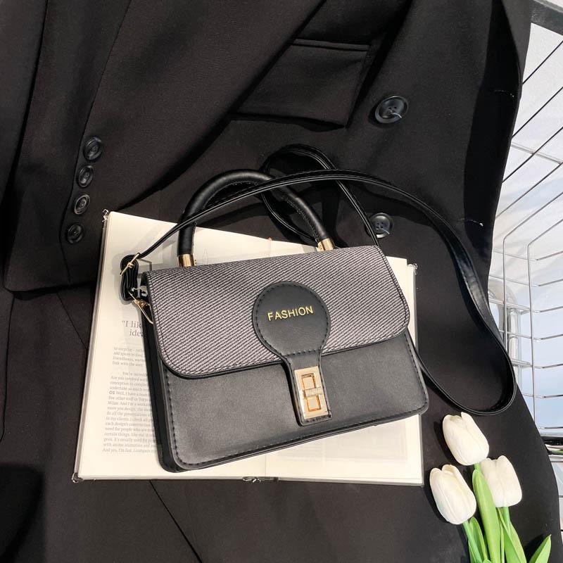 Summer New Retro Small Square Bag, High-end Light Luxury Daily Versatile Single Shoulder Oblique Span Bag, Classic Handbag