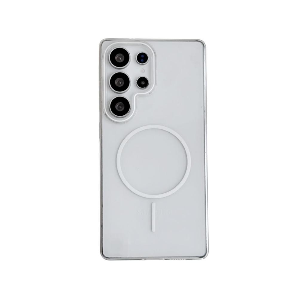 Applicable To Samsung S25ultra Mobile Phone Case S25 Anti Fall S24 Magnetic S24plus Transparent New Acrylic Hard