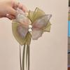 1pcBow hair clip, super fairy ribbon, grab new Chinese style, Chinese style, ponytail clip, Hanfu, qipao, ancient style headwear