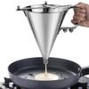 304 Stainless Steel Batter Dispense Octopus Balls Batter Baker Cooking Tool with Rack Cupcake Pancake Batter Maker Kitchen Tool