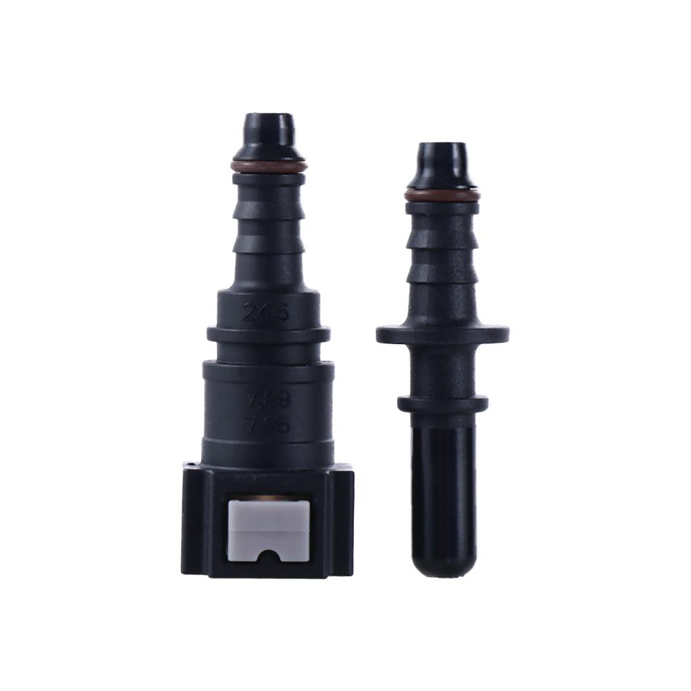 Pipe 9.89-ID8 7.89-ID6 Car Fuel Line Connector Quick Release Female Connector Straight Connector Auto Fuel Line Hose Coupler Fuel System Fittings7