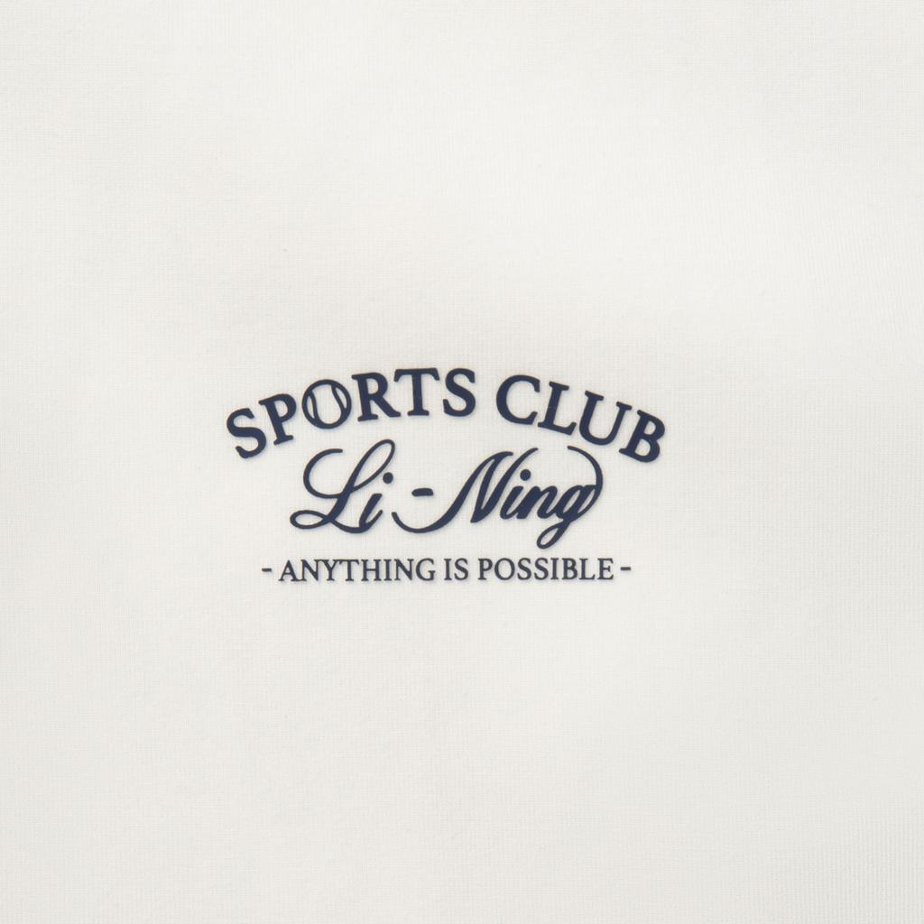 Li-Ning Sports Trend Series Simple Letter Stripe Stand Collar Zipper Loose Versatile Cardigan Sweatshirt Women sweatshirt AWDV930-3