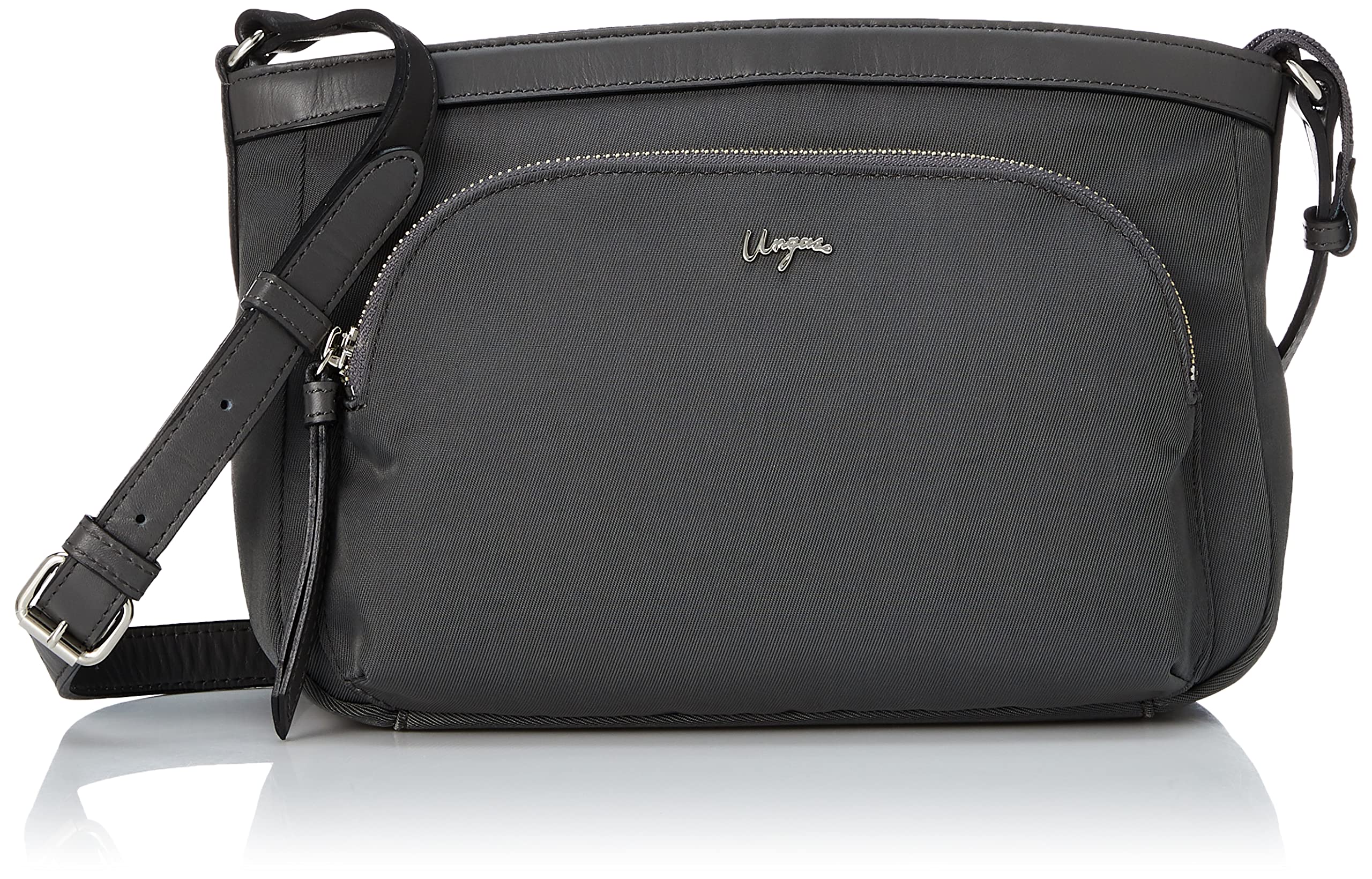 

від Shoulder S Звичайна нейлонова коров яча шкіра Легке плече Діагональна горизонтальна плечова кишеня Застібається та відкривається блискавкою Багато кишень Функціональна сірий колір