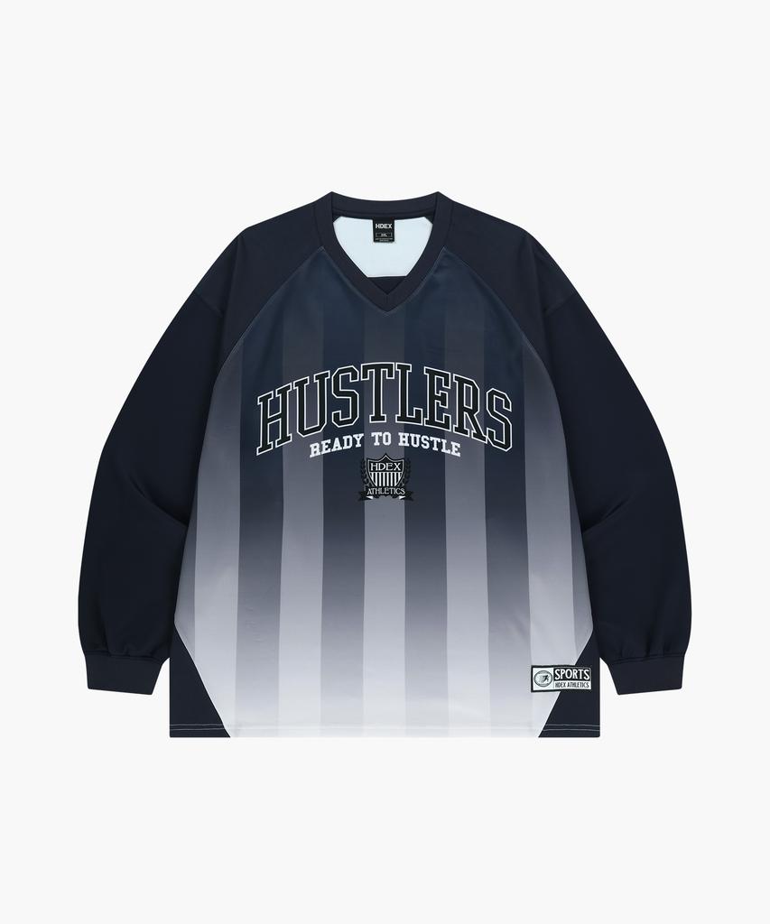 HDEX Striped Jersey Long Sleeve (Navy)