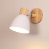 Wooden Nordic Wall Light Modern LED Reading Light Bedside Lamp for Bedroom Living Room Home Decor Fixture