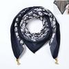Idyllic small fresh women's imitation silk square scarf silk scarf temperament versatile scarf shawl heat