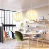 Zen Lantern: Japanese Silk Fabric Pendant Light for Bedroom, Dining Room, and Bar