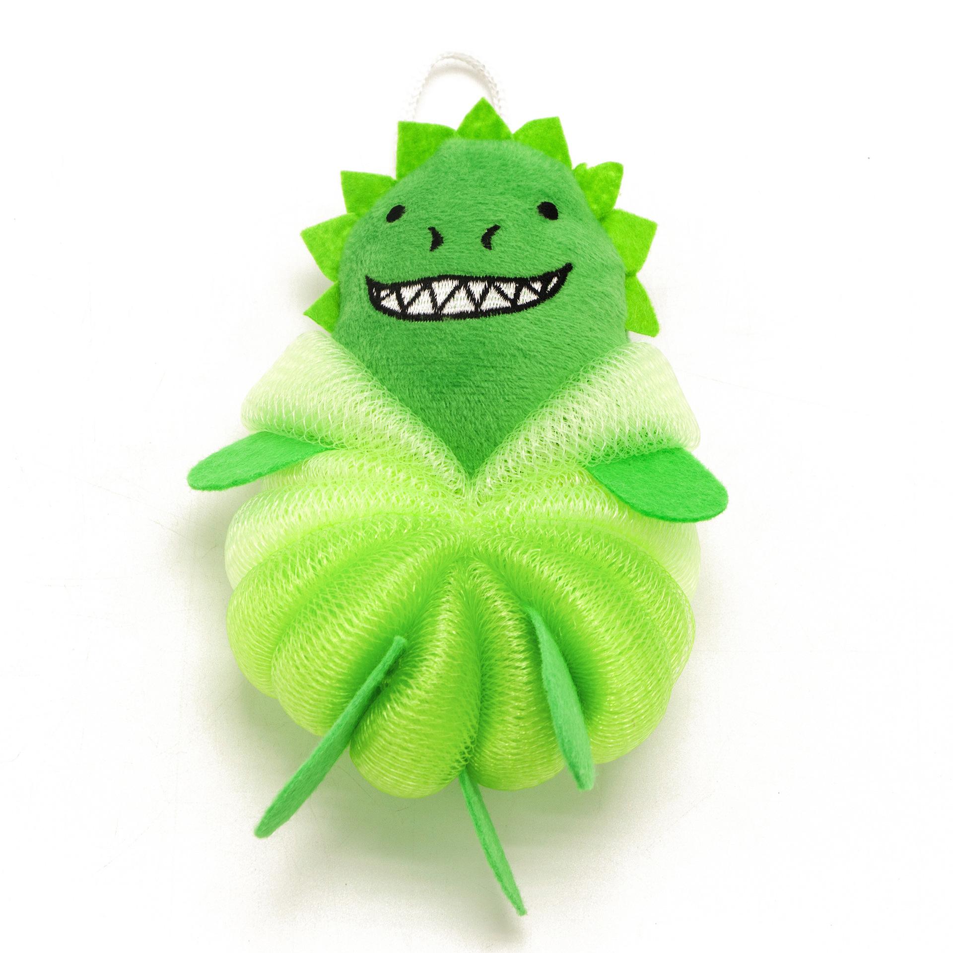 

Шарики для ванны отшелушивающие мультяшные головы животных с рисунком лица, губка для ванны, шарик для тела, детские игрушки для купания