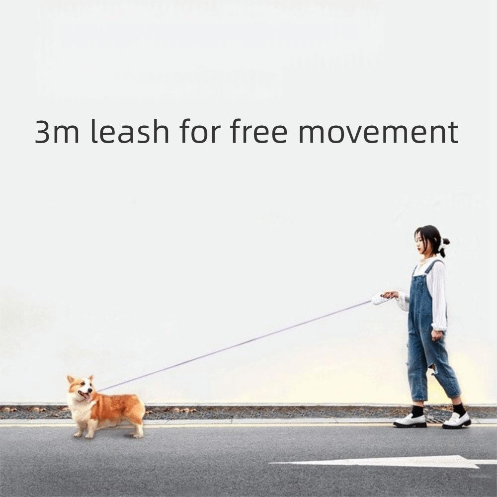 Nylon LED Luminous Dog Leash Non-Slip Handle Pet Traction Rope Pet Walking Leads Night Outdoor