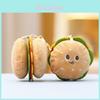Adorable Plush Hamburger Toy Cute Doll For Girls Gift Backpack Keychain Accessory