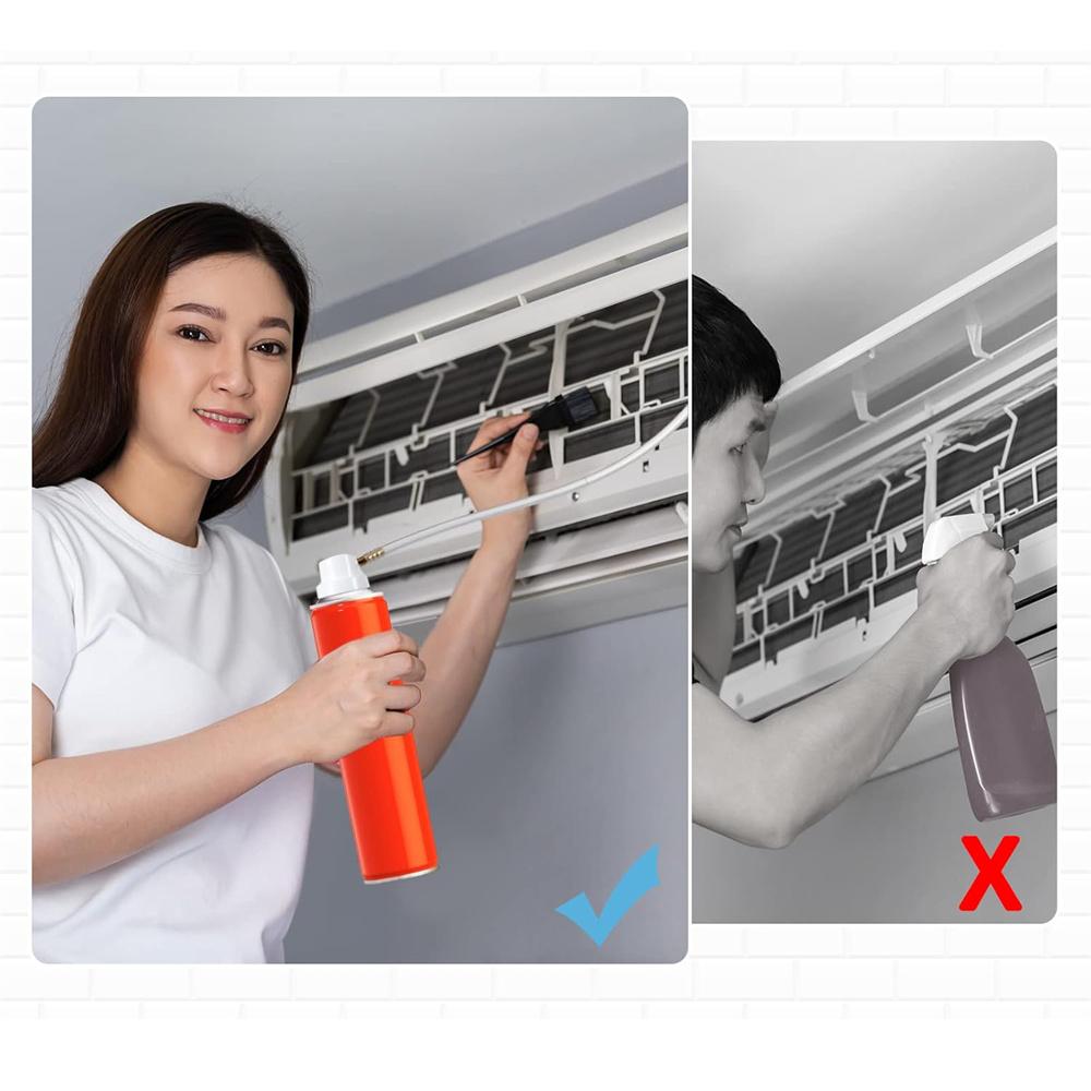 2Pcs Fluid Film 360 Degree Nozzle Extension Hose 50cm Fit For Aerosol Cans Spray