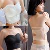 Bralette Lencería Sin Costuras Sólido Sin Tirantes Talla Grande 5XL Mujeres Sexy Sujetador Sin Tirantes Sujetador Invisible Sujetador Push Up M-5XL Ropa Interior