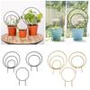 3 Stück Runder Metall-Pflanzenrankgitter für Kletterpflanzen Innen-Hauspflanzen-Stützgitter für Garten-Topfpflanzen-Stütze