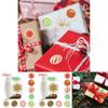 Xh097 Colorful Diy Christmas Candy Roll Labels For Kids Home Crafting Fun