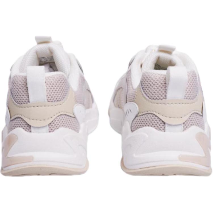 Anta Kids Forest Elf Lifestyle Series Fashion Sports Low-Top Running Shoes Kids Running Shoes Chalk-White Ivory-White Granular-Rice-Yellow A22518802-2