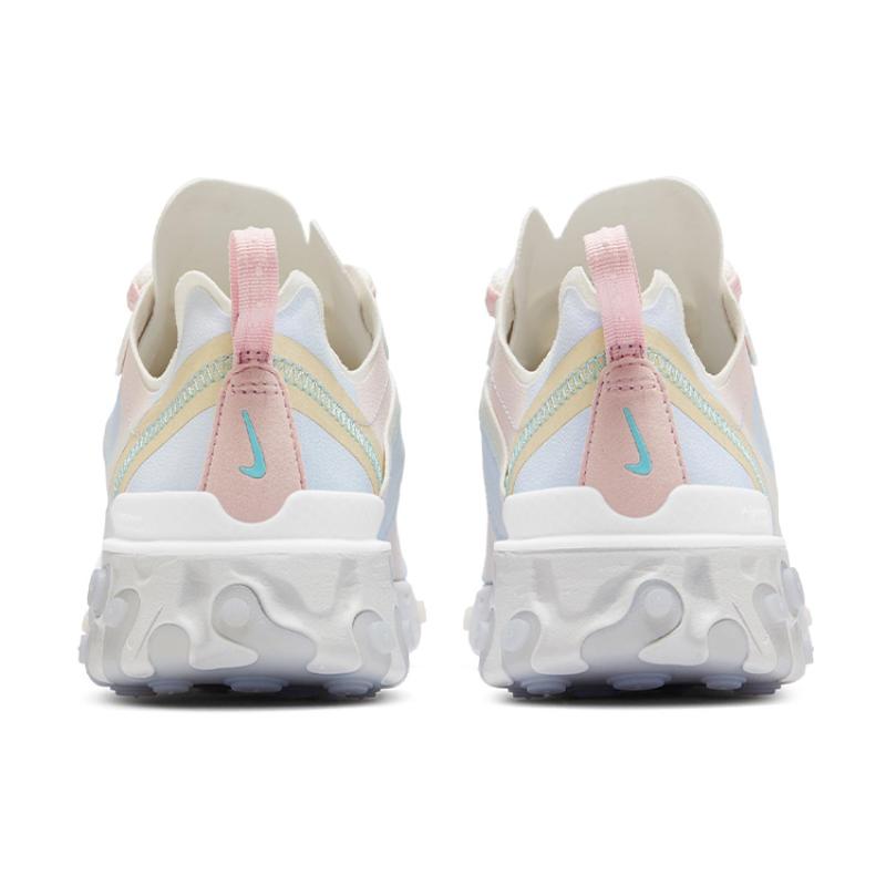 Nike React Element 55 White Crimson Gold Women's Sneakers DB5926-011