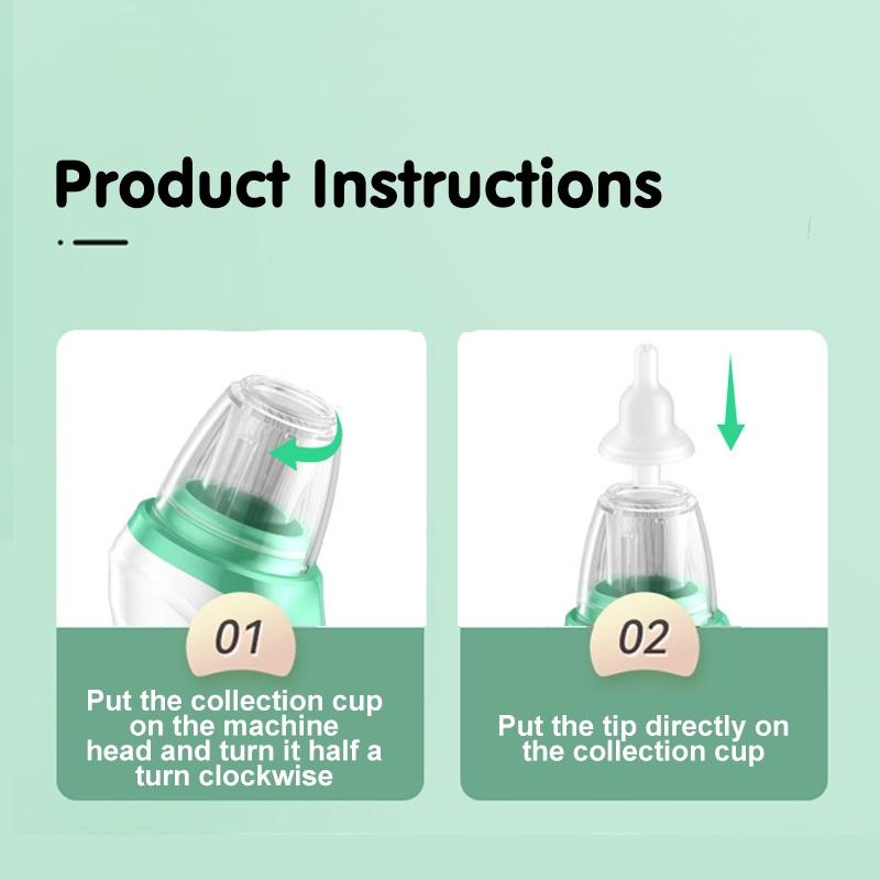 Nasal Aspirator Baby Nasal Aspirator for Babes Music&Light Soothing Function USB Adjustable Nose Sucker Runny Nose Cleaner