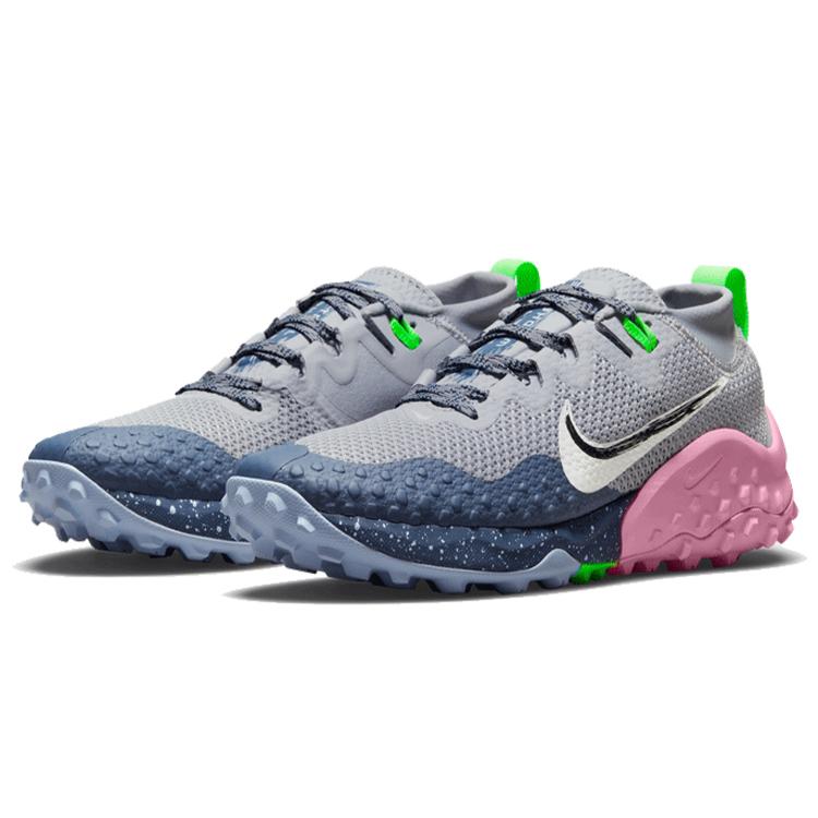 Nové dámské Nike Wildhorse 7 Wolf Grey Barely Green Diffused Blue CZ1864-004
