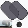 2 Piece Sun Shade Car Sun Shade Convenient Storage Blackout Curtains Heat Resistant Interior