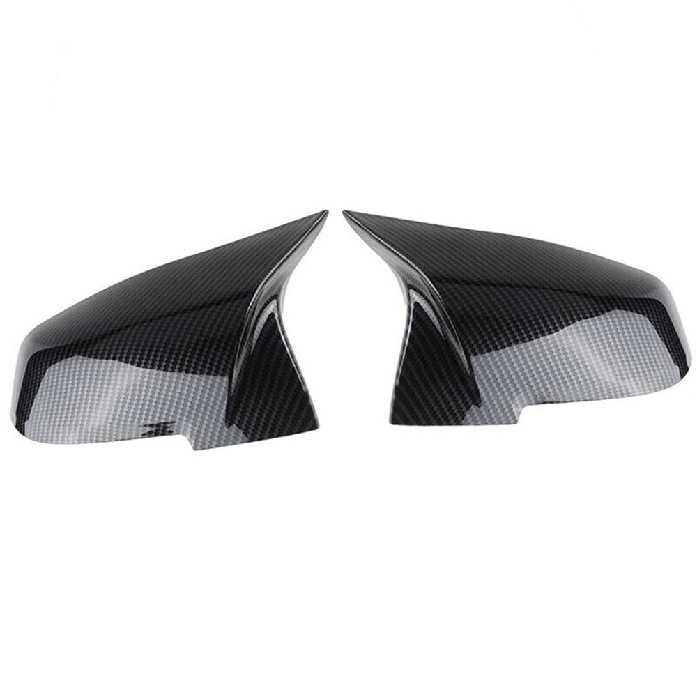Carbon Fiber Look Rear View Mirror Cover For BMW F20 F21 F30 F31 F32 F34 F36 X1