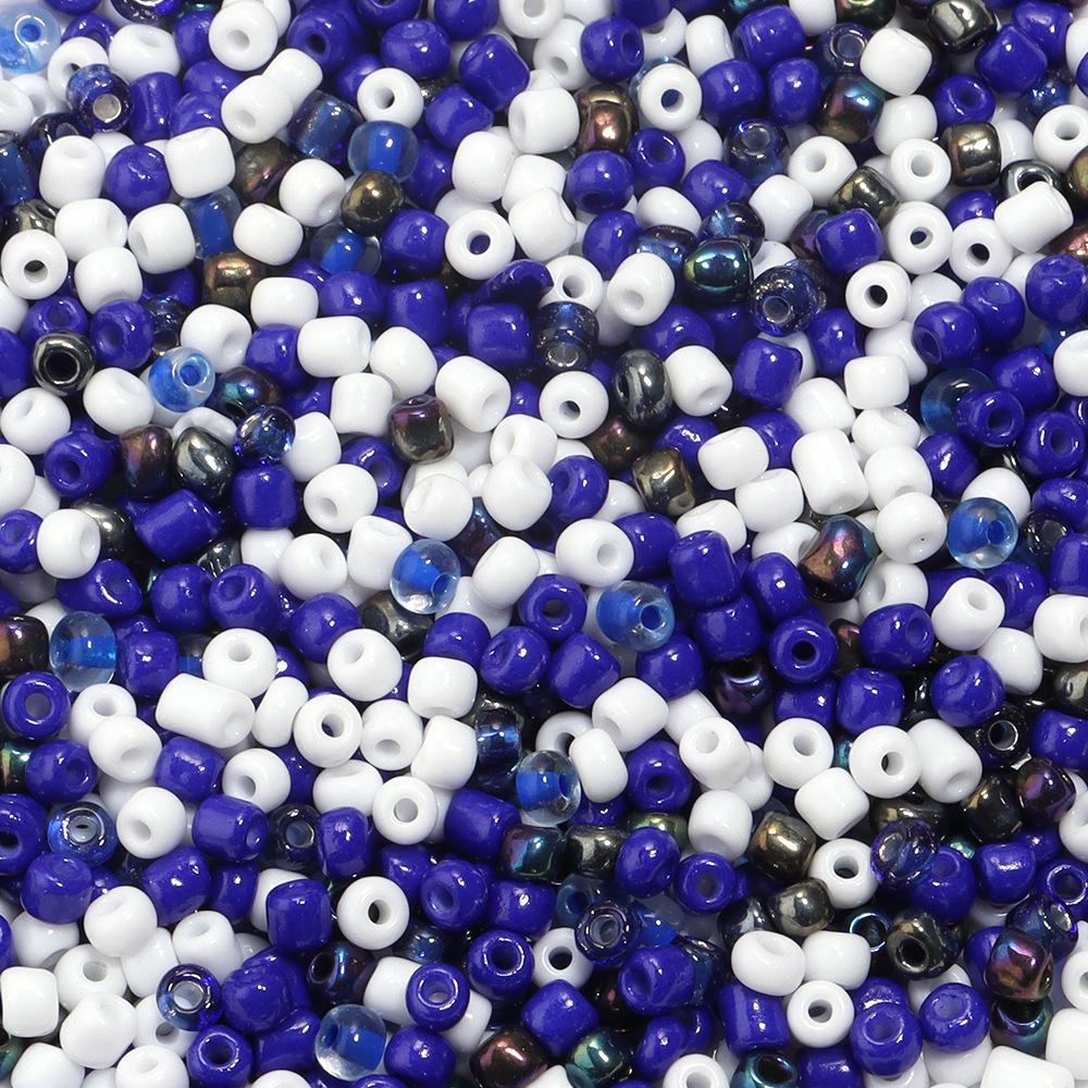 4mm Skleněné rýžové korálky smíšených barev pro DIY šperky náušnice
