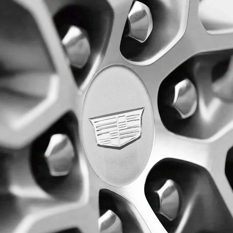 AABHT1 4pcs 67mm Car Wheel Center Hub Caps Cover for Cadillac BLS CT4 CT6 CTS SLR SLS SRX XT4 XT5 XT6 XTS Escalade Deville DTS Tiburon