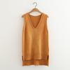 2019 Spring V Neck Women Sweater Vest Sleeveless Knit Female Cotton Soft Elastic Solid Pullovers