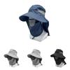 Outdoor Sun Protection Fisherman Hat With Large Brim For Hiking And Fishing Enthusiasts