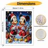 Disney Christmas Mickey Minnie Oil Painting Kit Home Bedroom Wall Decor Handmade Gift Art Crafts Holiday Festive Painting Supplies