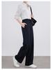 Women's High-Waisted Banana Pants - 2026 Spring/Summer Loose Straight-Leg, Slimming, Casual, Wide-Leg, Petite Fit.