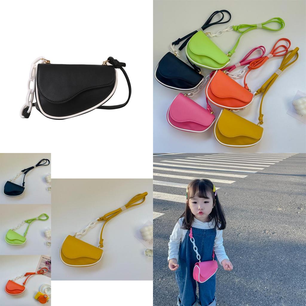 Stylish Mini Saddle Bag For Girls Fashionable Korean Design Winter Accessory For Kids