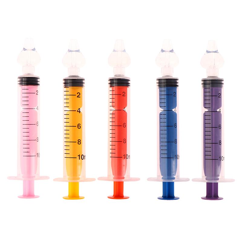1Pc 10Ml Baby Silicone Nasal Aspirator Nasal Syringe For Infant Safe Nasal Washer Needle Tube Cleaner Newborns Nose Cleaner