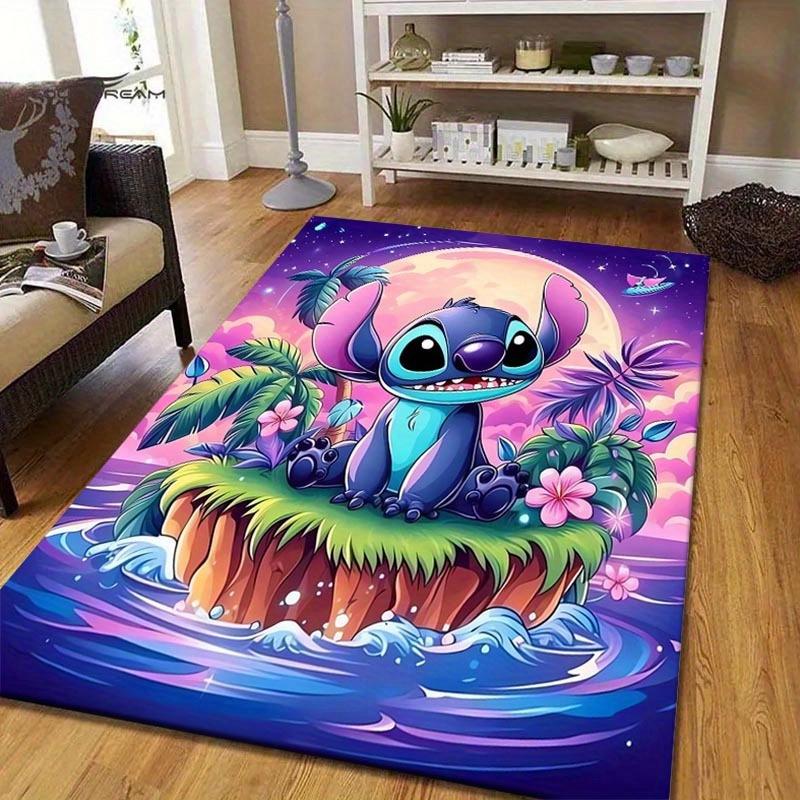 

1pc Stitch Pattern Area Rug Soft Flannel Floor Mat for Living Room, edroom, Kitchen, Sofa Coffee Table Floor Mat, Machine Washable 60cm by 90cm