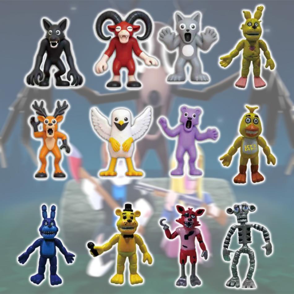 Discover Intime 12Pcs/Set Latest 99 Nights In The Forest Figures Toy 99 Nights Figures Figurine Owl Deer 99 Nights In The Forest Figurine Model Toy