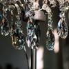 1ft 10pcs Teardrop Crystals Garland, Hanging Chandelier Crystals Prism Beads Chain for Wedding Home Decoration Clear GOLDENHAITAI
