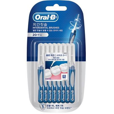 Oral-B Interdental Brush Preseason Clean, 20 Pieces, 1 Piece