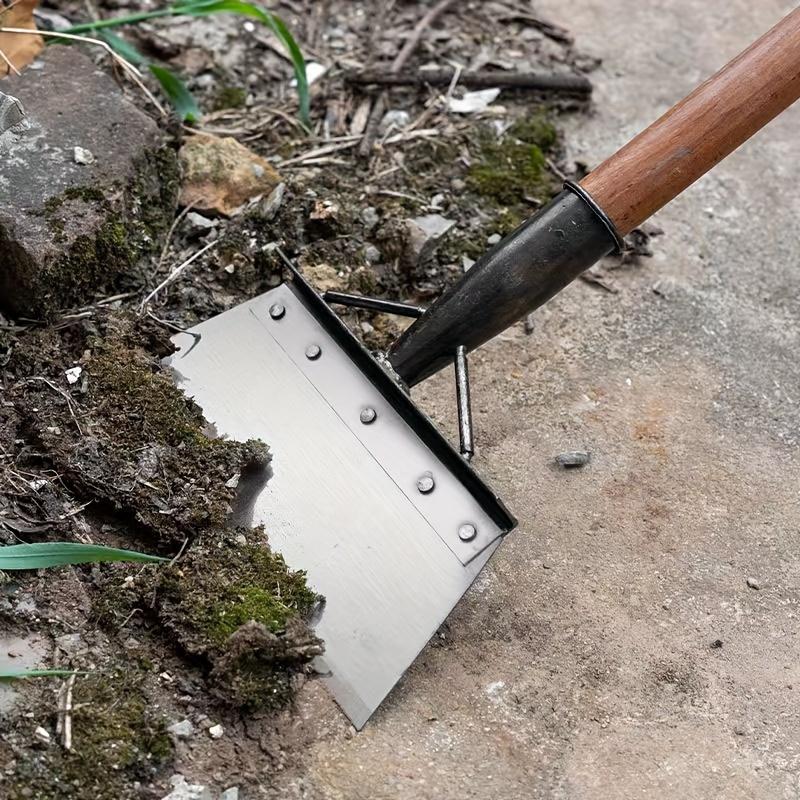 Garden Cleaning Shovel-multifunctional Rake, Lawn Edge Rake, Gardening Lawn Mower, Outdoor Weeding, Snow Removal, Moss Removal, Sidewalk Cleaning