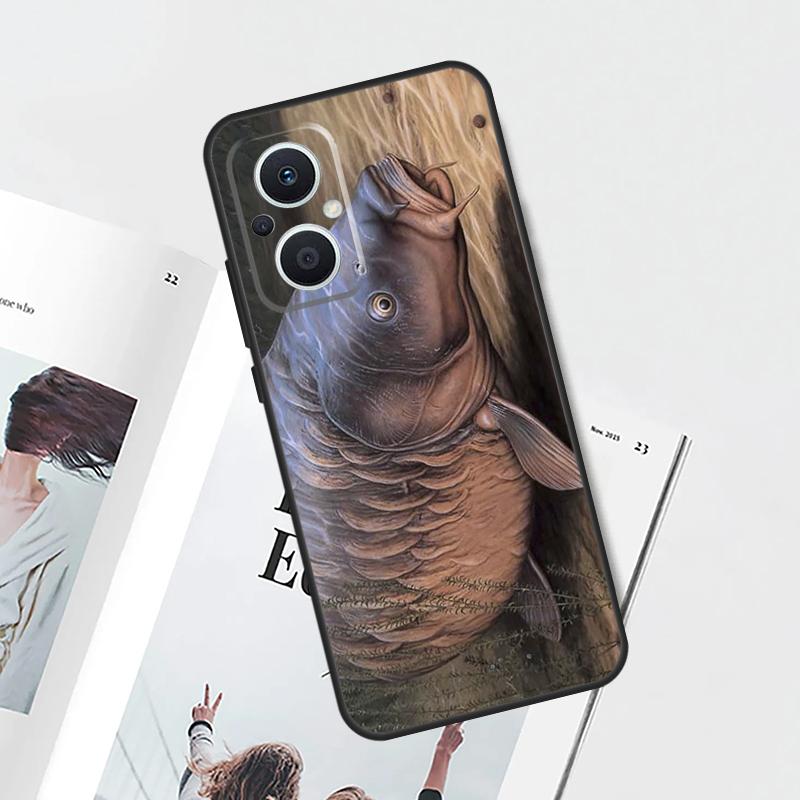 CARP FISH FISHING Case For OPPO Reno 13F 14F 15F 12 11 F 10 14 15 Pro 7 8 Lite OPPO Find X9 X8 X6 X5 Pro Cover