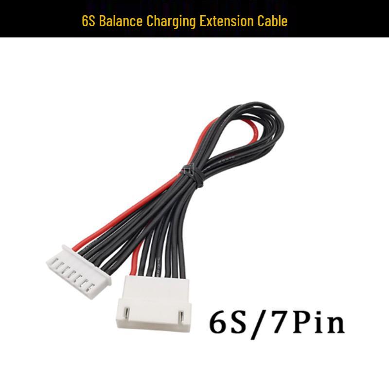 Model Airplane LiPo Battery Charger Extension Cord: Dual-Head Balance Wires for 1S-8S