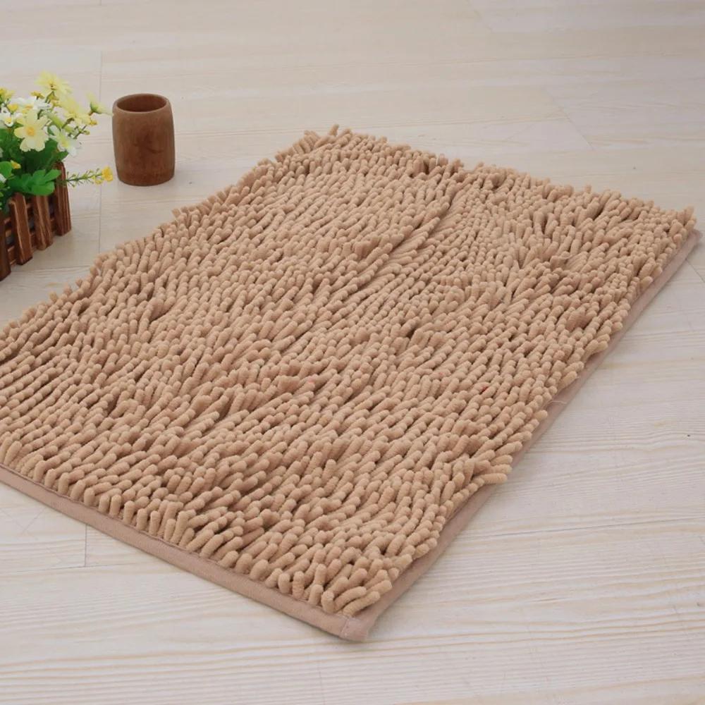 Neue 40*60cm Badematte Schimmelresistent Chenille Super Saugfähig Badematte Extra Weich Maschinenwaschbar Badezimmerteppich