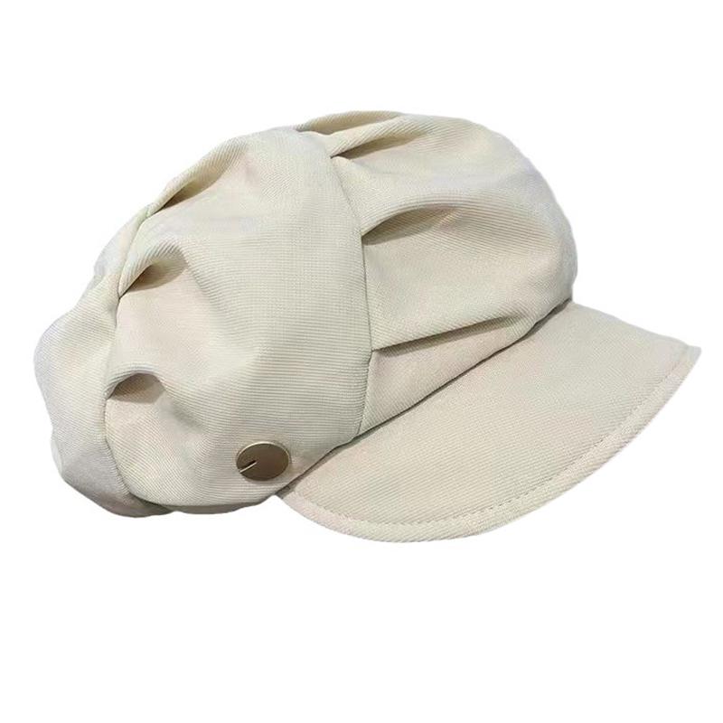 1Pieces Octagonal Beret Hats Wool Newsboy Hat Women Cloud Street Brim Cap Outdoor Berets Caps Mountaineering Hat